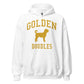 Golden Doodles Collegiate Hoodie, with Gold Distressed Print