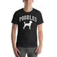 Poodles, Collegiate Unisex Short Sleeve Tee, Classic Colors, Distressed Print