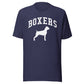 Boxers, Collegiate Unisex Short Sleeve Tee, Classic Colors, Distressed Print