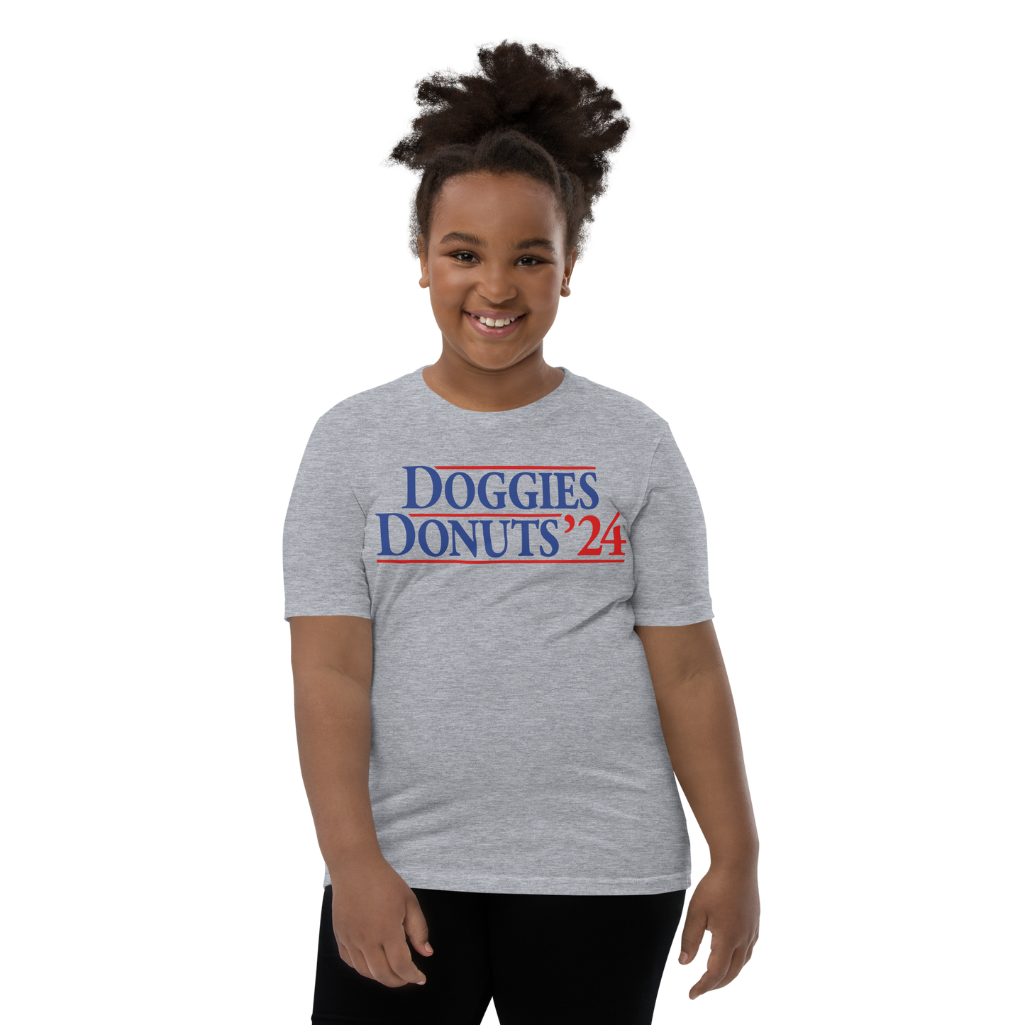 Doggies and Donuts 2024, Youth Short Sleeve Tee