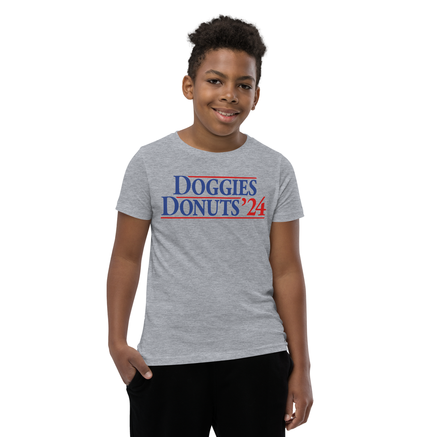 Doggies and Donuts 2024, Youth Short Sleeve Tee