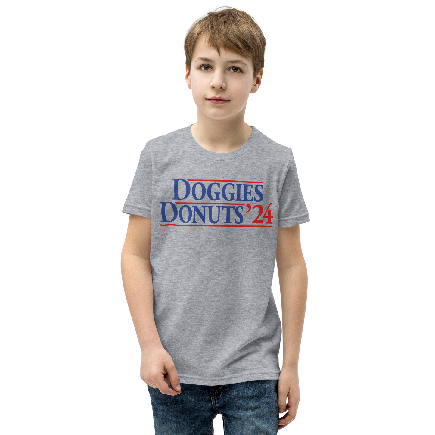 Doggies and Donuts 2024, Youth Short Sleeve Tee