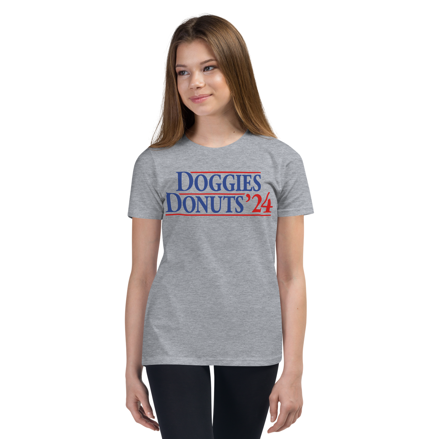 Doggies and Donuts 2024, Youth Short Sleeve Tee