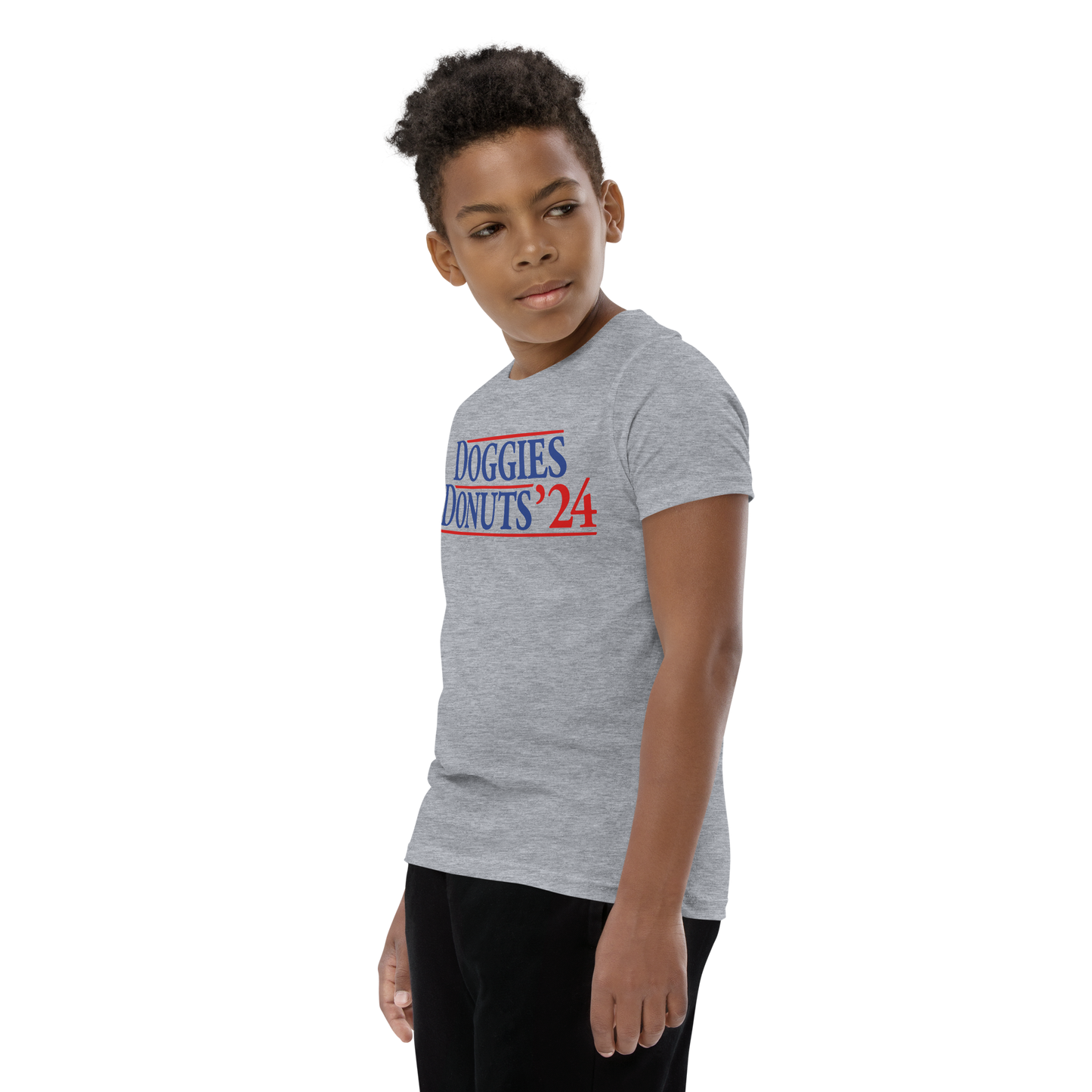 Doggies and Donuts 2024, Youth Short Sleeve Tee