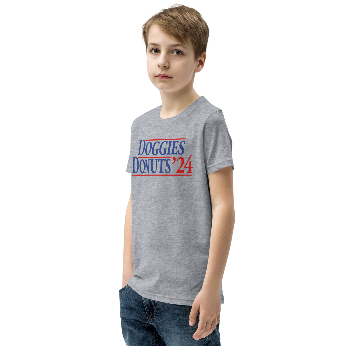 Doggies and Donuts 2024, Youth Short Sleeve Tee