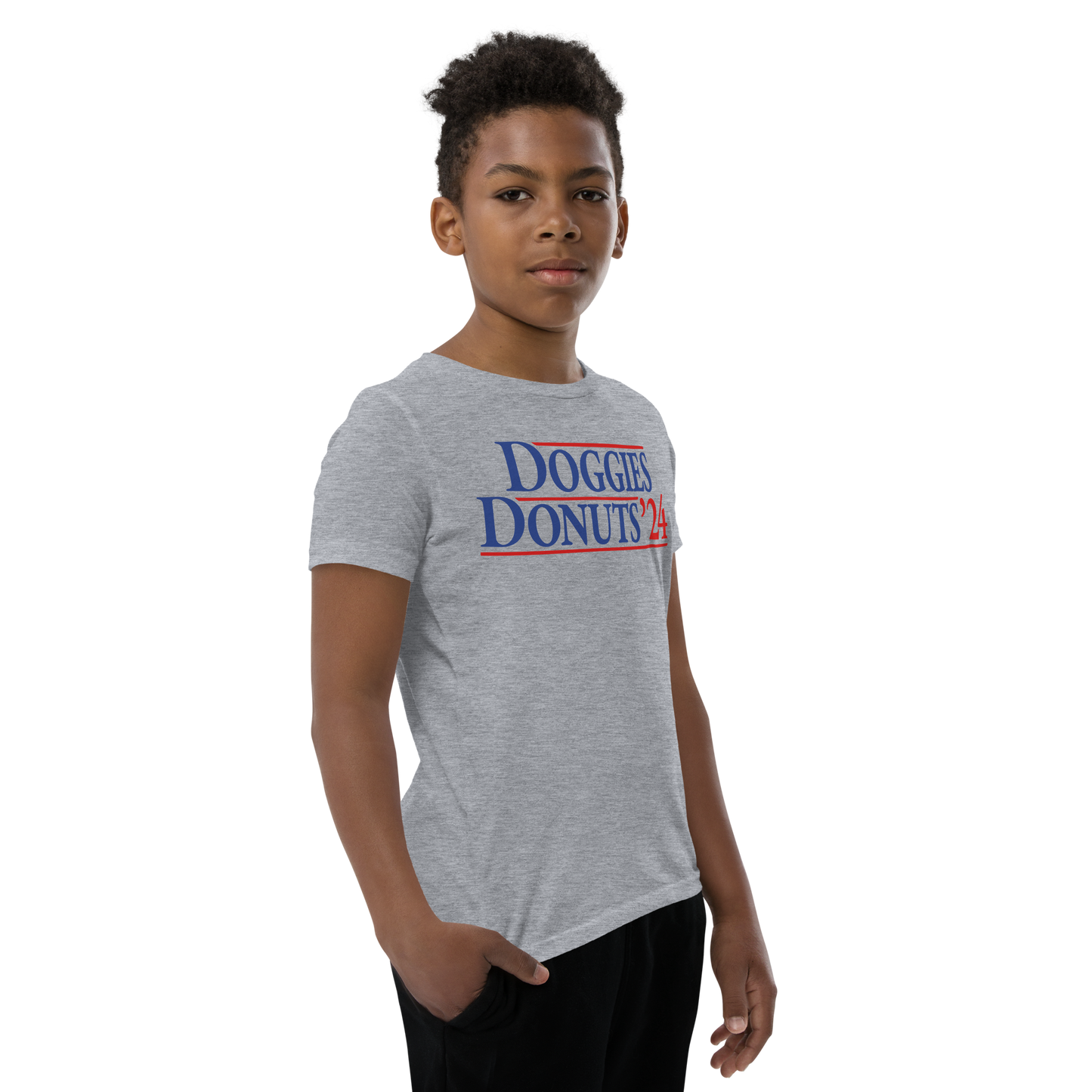 Doggies and Donuts 2024, Youth Short Sleeve Tee