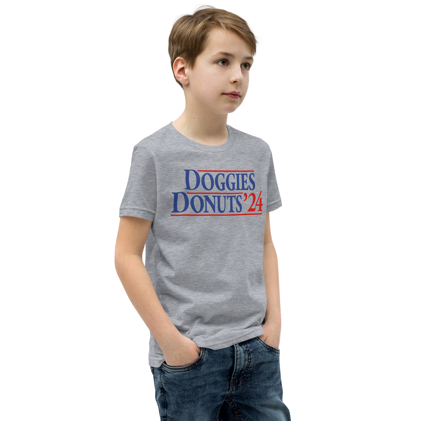 Doggies and Donuts 2024, Youth Short Sleeve Tee