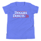 Doggies and Donuts 2024, Blue Youth Short Sleeve Tee