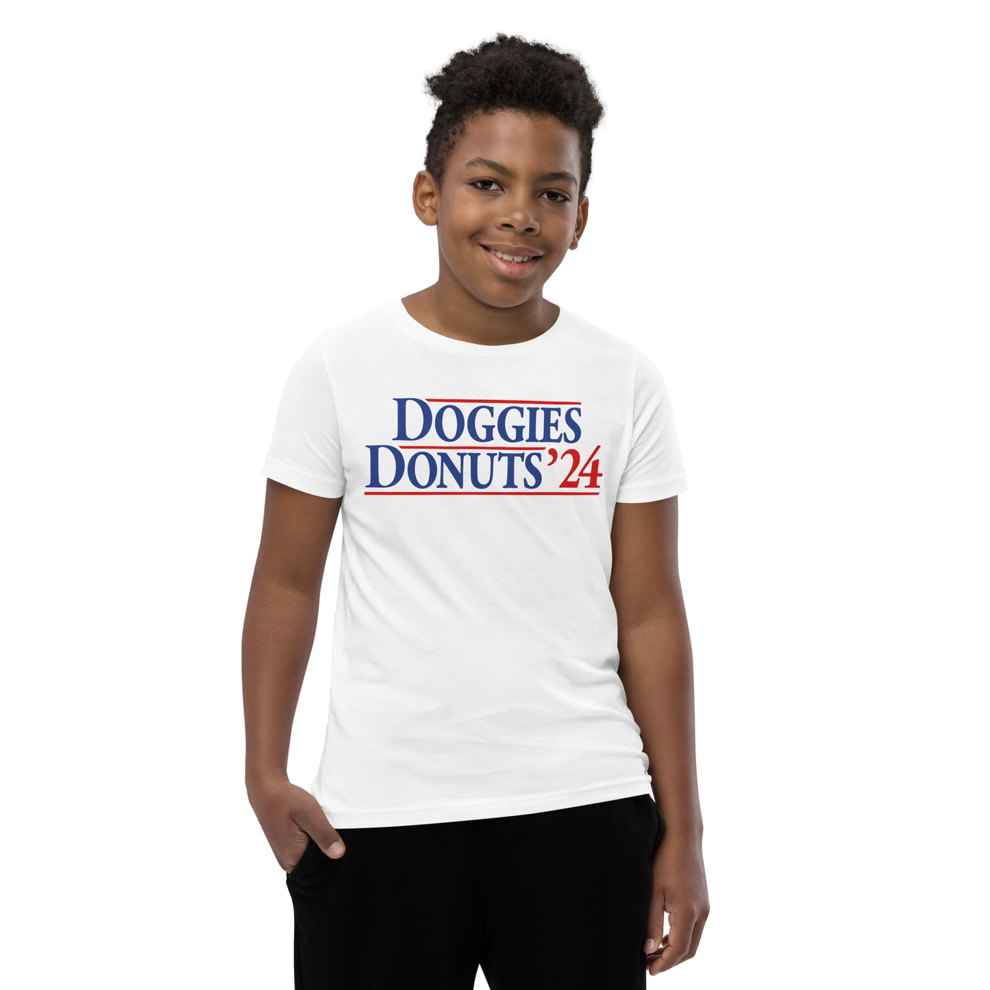 Doggies and Donuts 2024, Youth Short Sleeve Tee