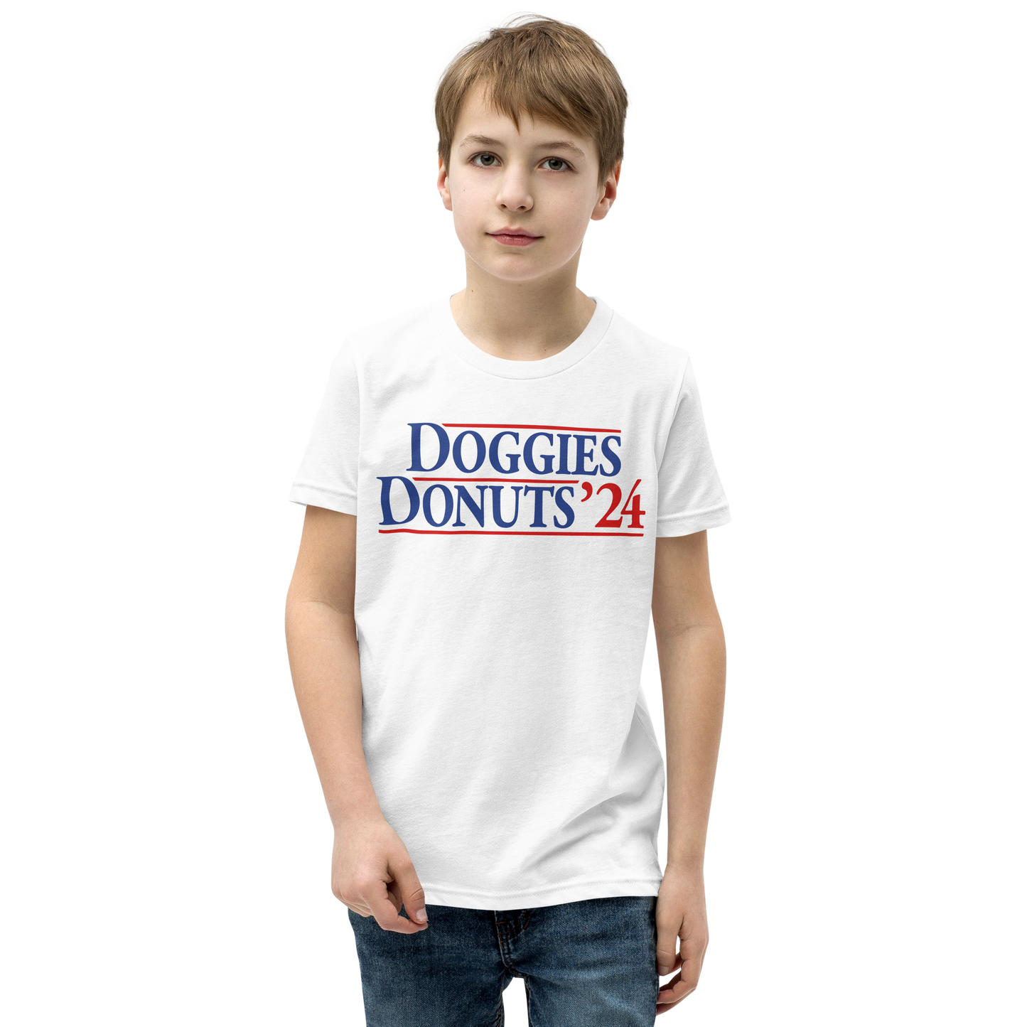 Doggies and Donuts 2024, Youth Short Sleeve Tee