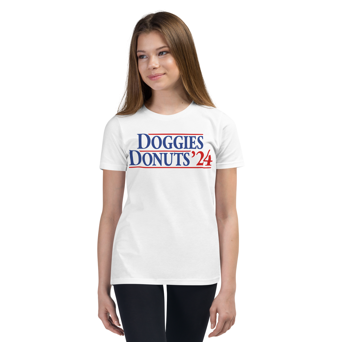 Doggies and Donuts 2024, Youth Short Sleeve Tee