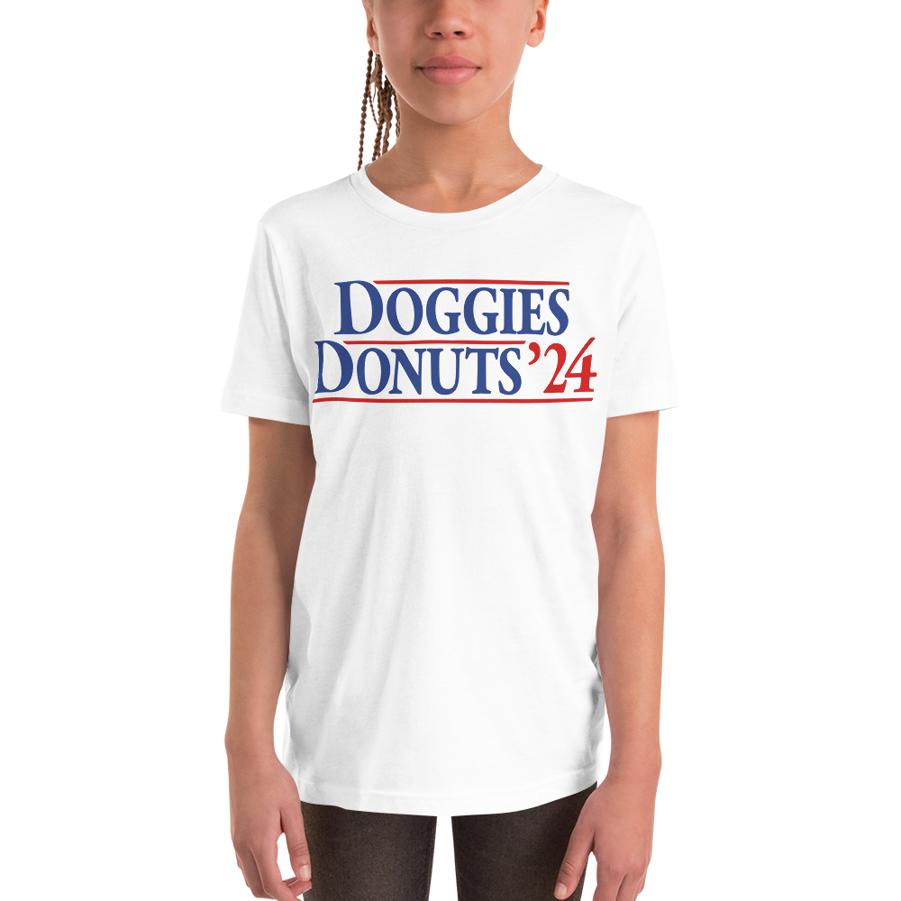 Doggies and Donuts 2024, Youth Short Sleeve Tee