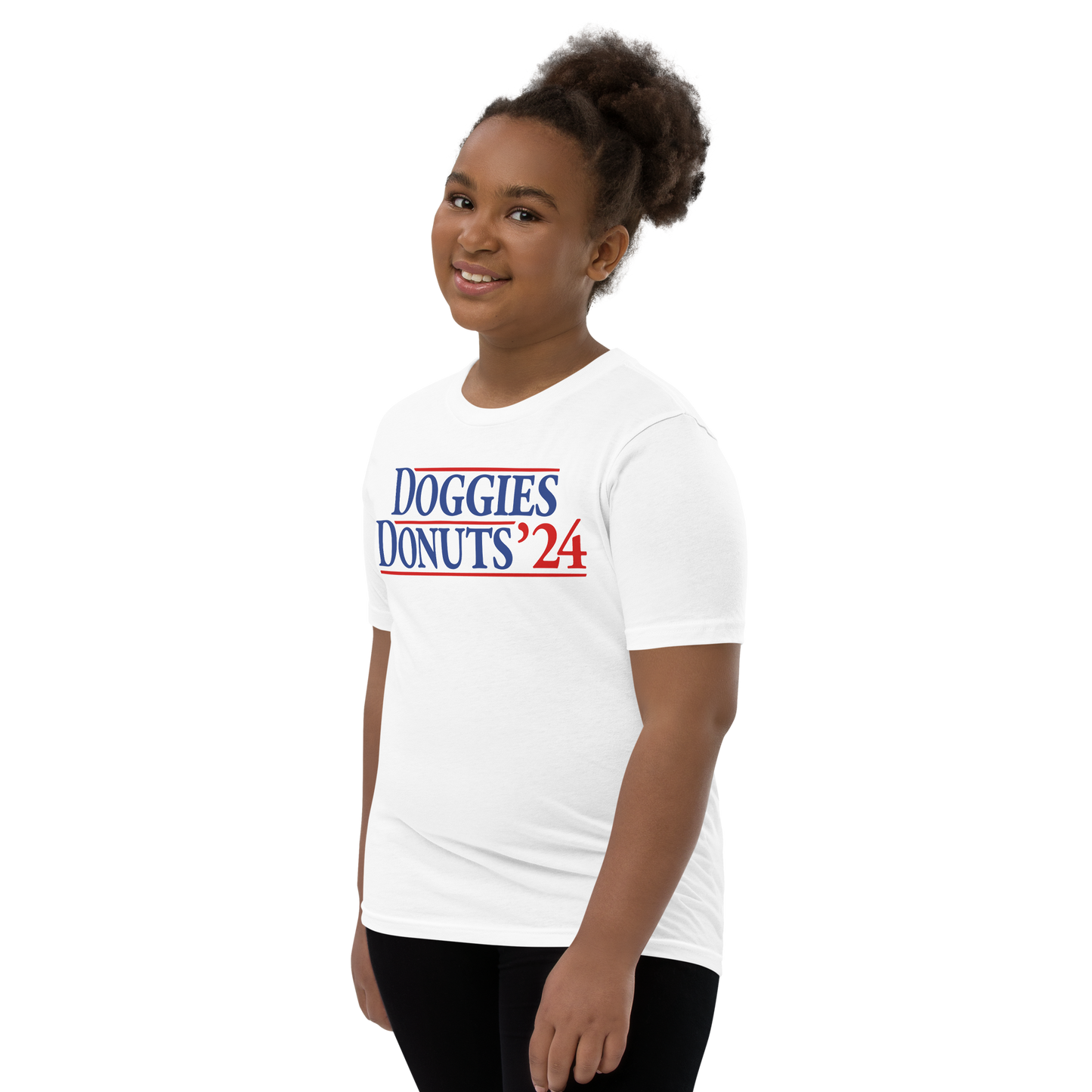 Doggies and Donuts 2024, Youth Short Sleeve Tee