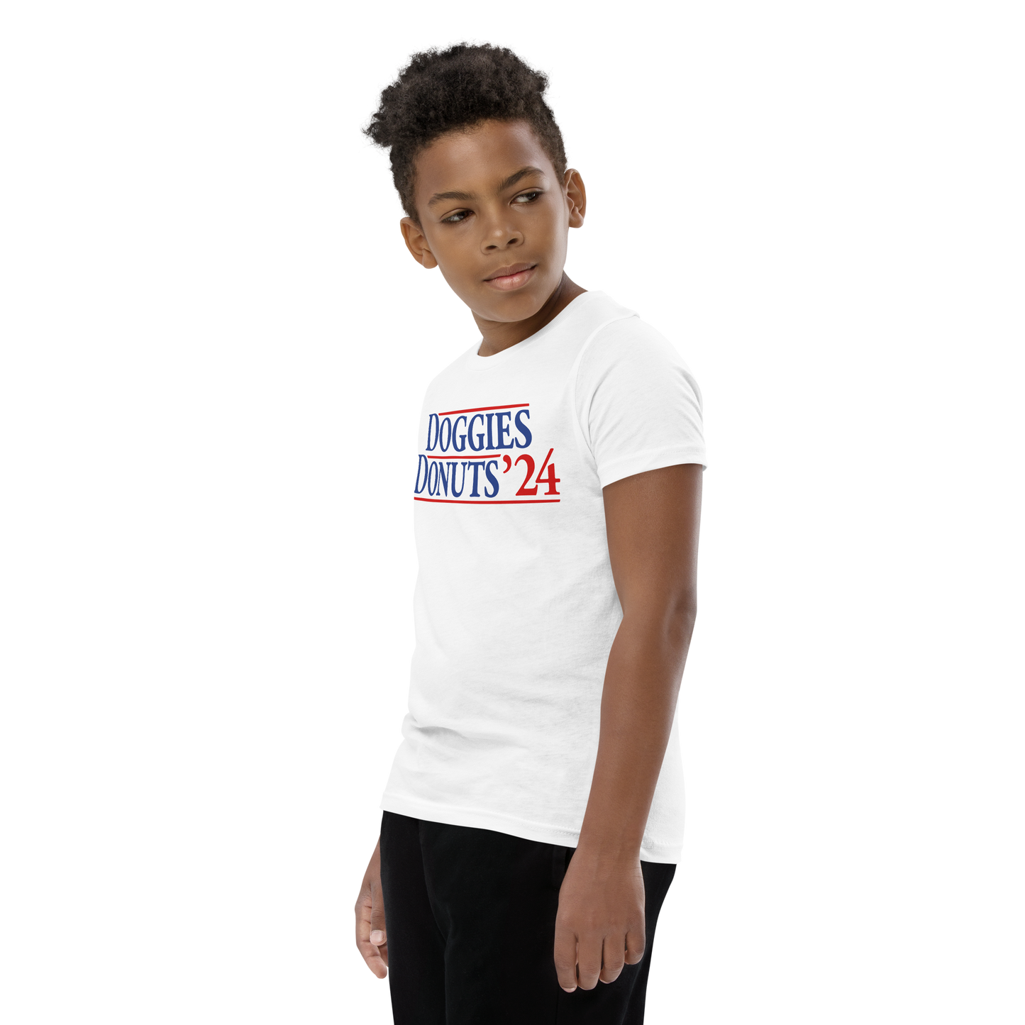 Doggies and Donuts 2024, Youth Short Sleeve Tee