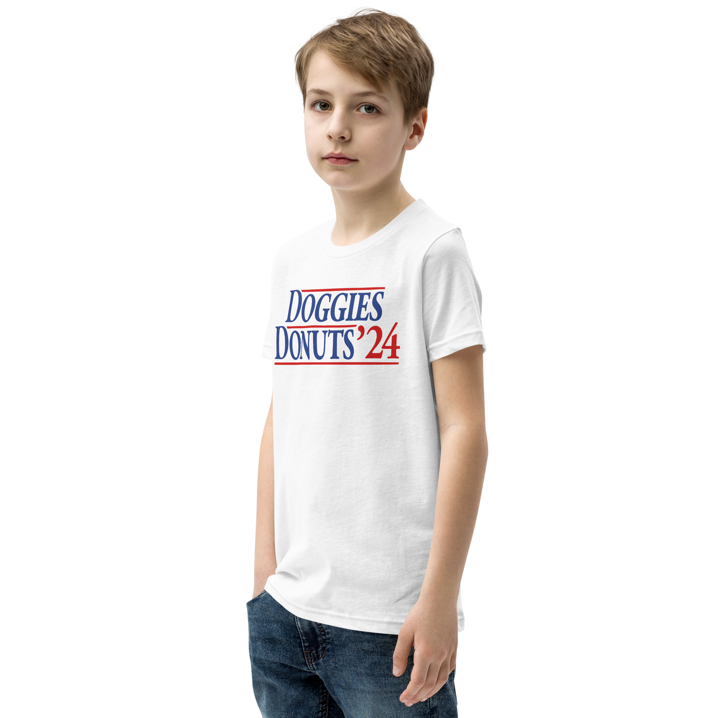 Doggies and Donuts 2024, Youth Short Sleeve Tee