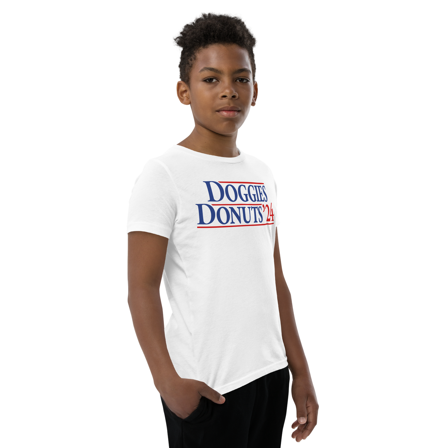 Doggies and Donuts 2024, Youth Short Sleeve Tee