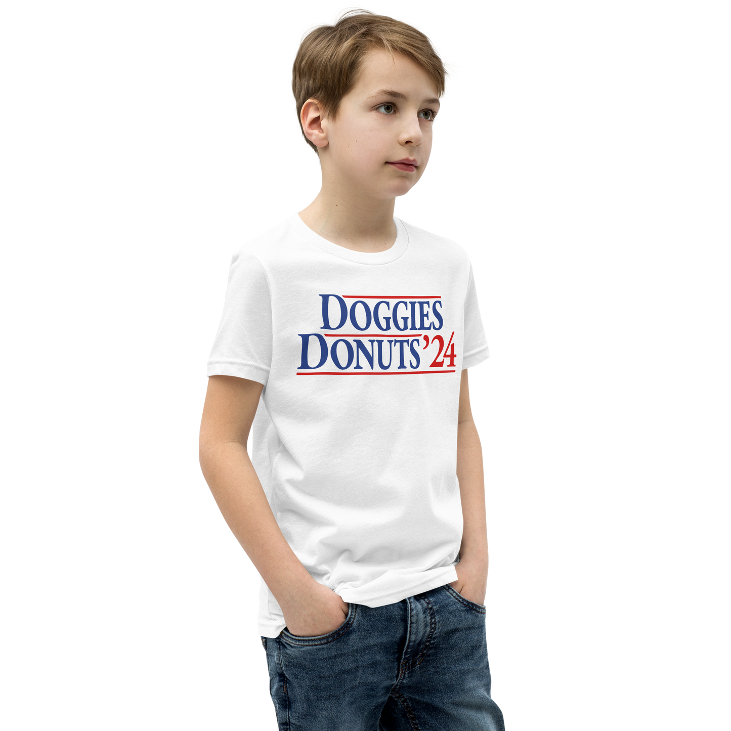 Doggies and Donuts 2024, Youth Short Sleeve Tee