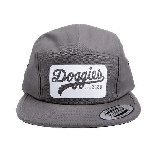 Doggies Est. 2020 Five Panel Cap, Vinyl Print