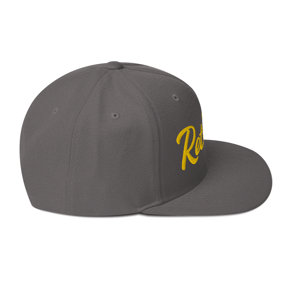 Golden Retrievers Retro Snapback, Embroidered Print