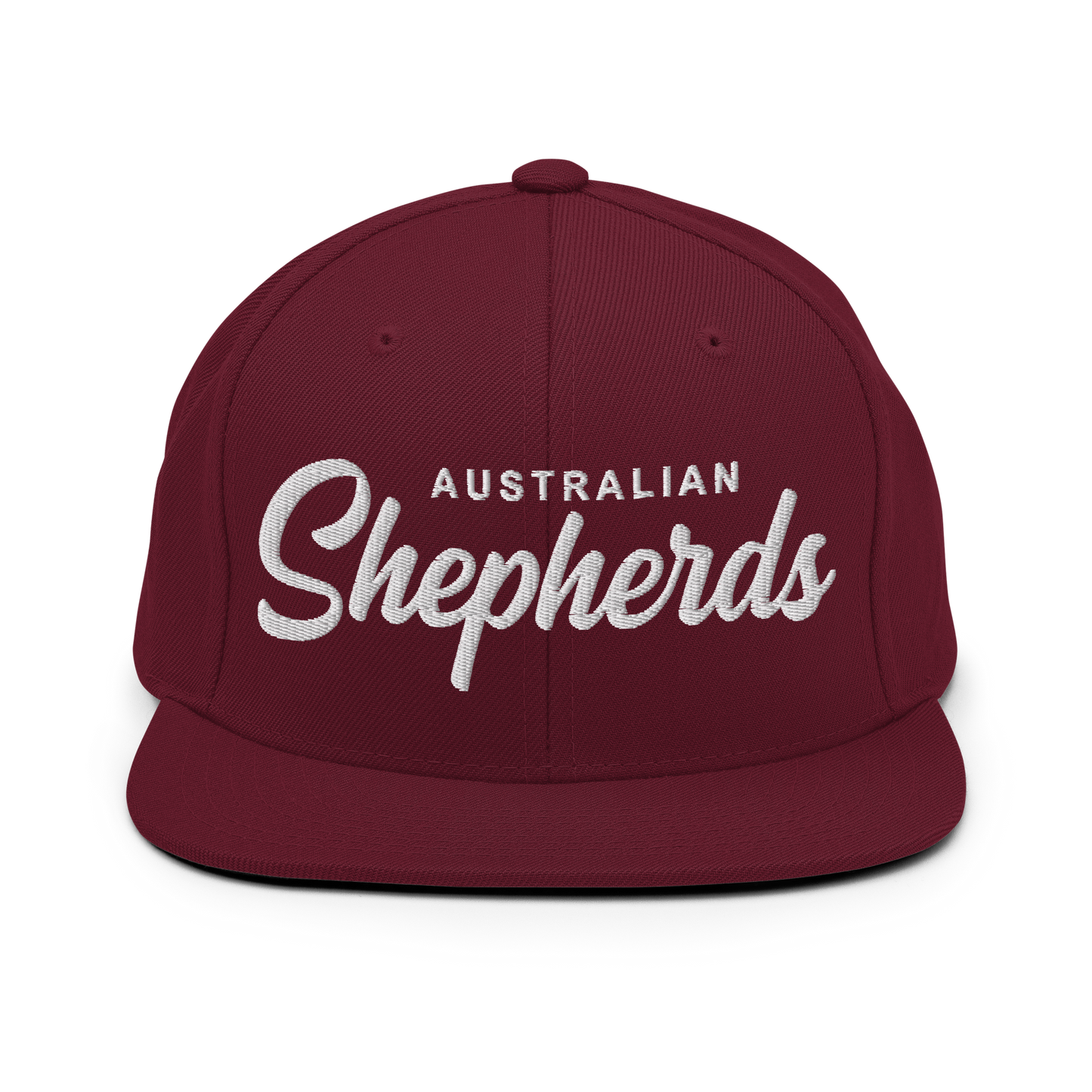 Australian Shepherds Retro Snapback, Embroidered Print