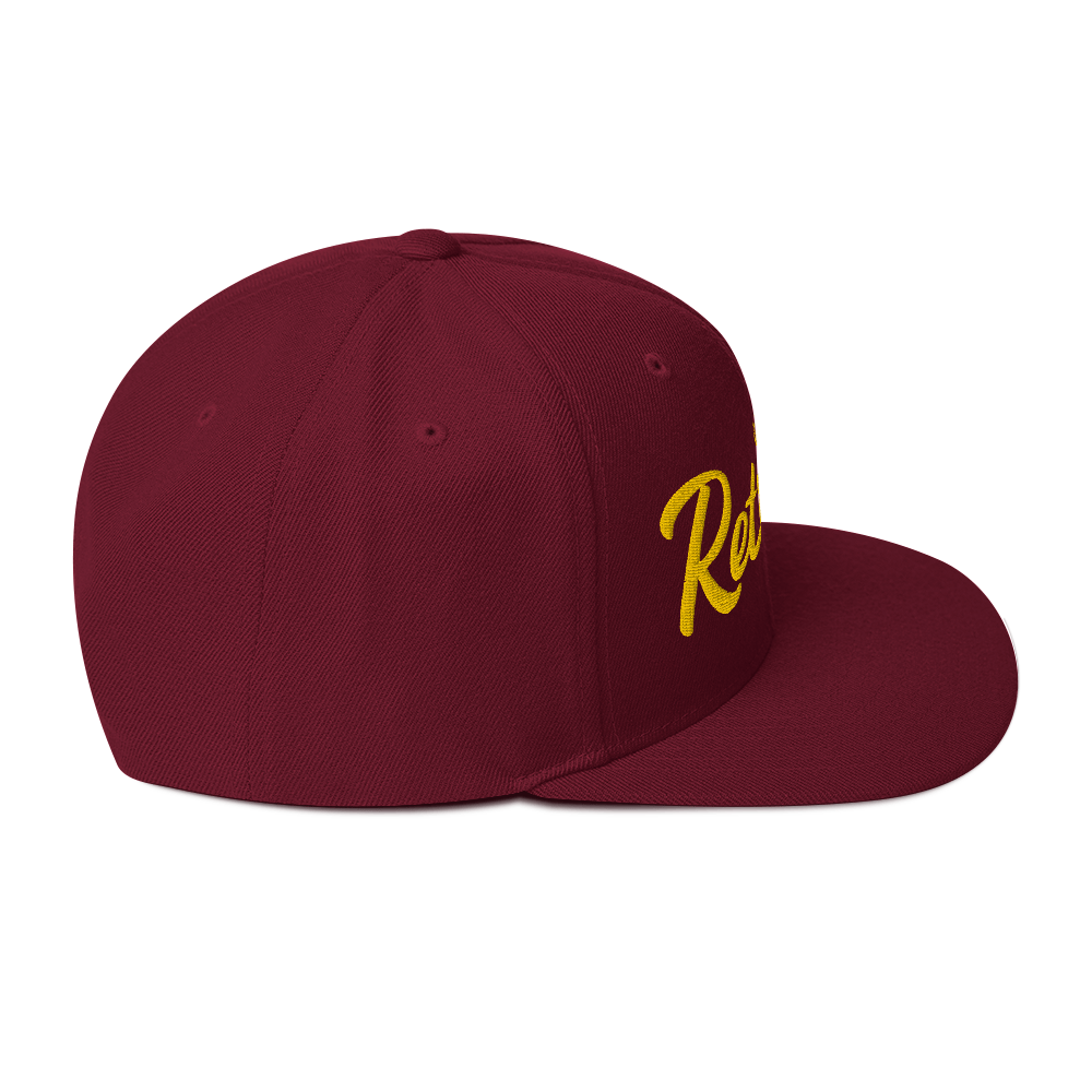 Golden Retrievers Retro Snapback, Embroidered Print