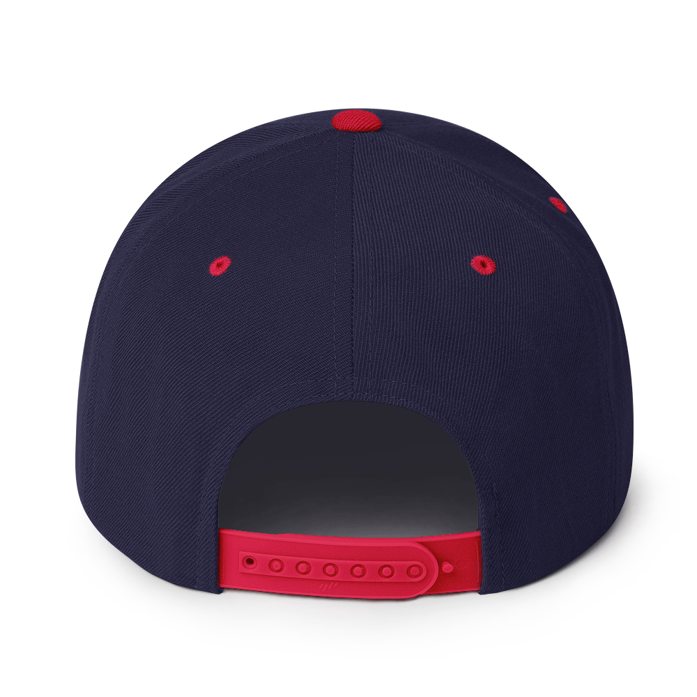 French Bulldogs Retro Snapback, Embroidered Print