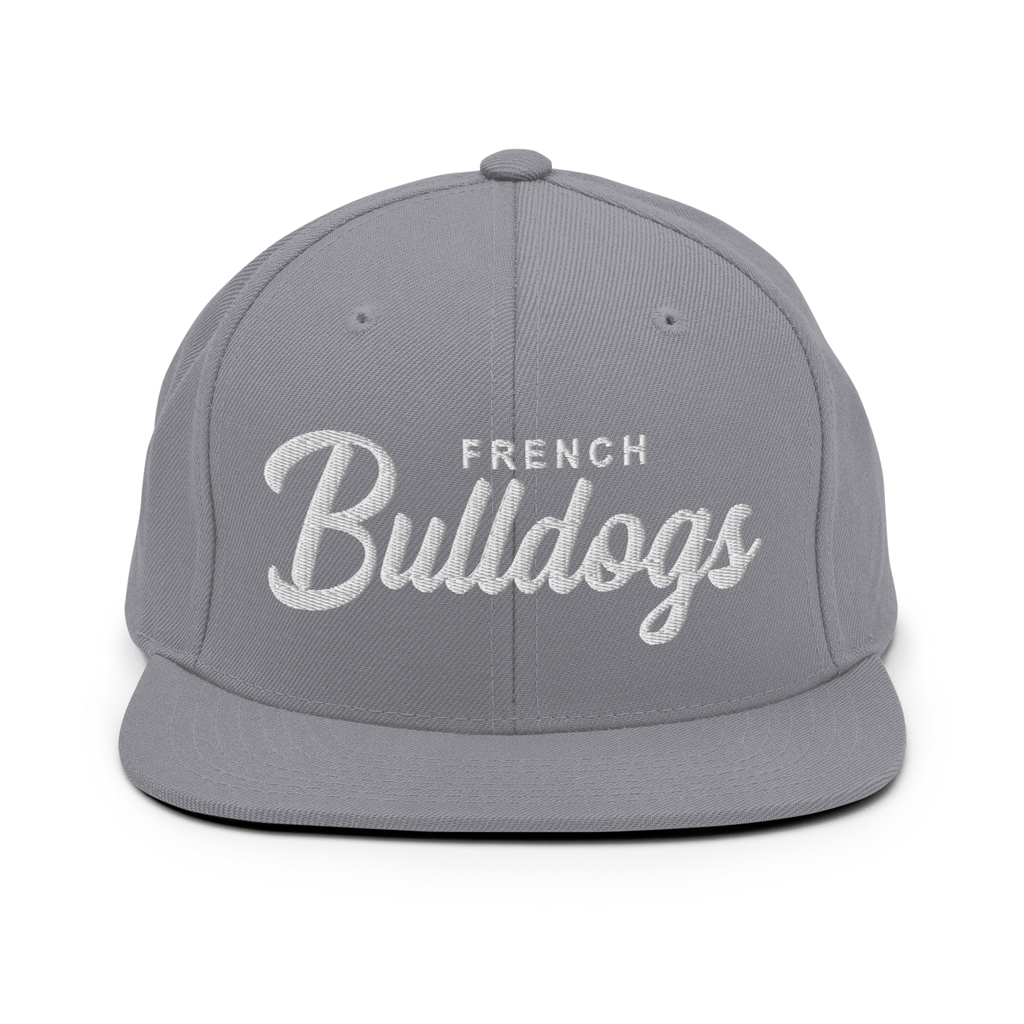 French Bulldogs Retro Snapback, Embroidered Print