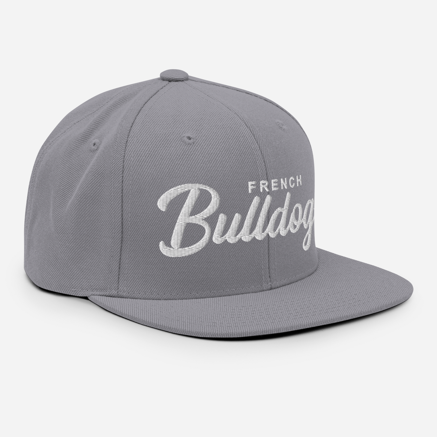 French Bulldogs Retro Snapback, Embroidered Print